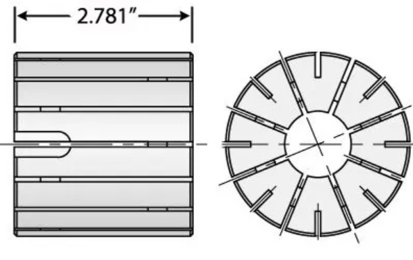 #600 Sure-Grip® Expanding Collet Metric Round